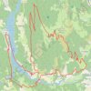 Trace GPS Lac de Monteynard - Le Senepy - Passerelles himalayennes, itinéraire, parcours