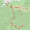 Trace GPS Saint Victor Lacoste - le Roc Rouge, itinéraire, parcours