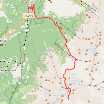 Trace GPS Brenta J5, itinéraire, parcours