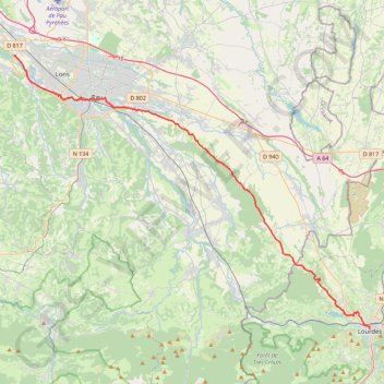 Trace GPS GR 782 - HP + PA, itinéraire, parcours