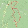 Trace GPS Crêt de Bénévent (Montagne du Semnoz), itinéraire, parcours