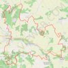Trace GPS Rouillac vers St Genis de Hiersac 47 kms, itinéraire, parcours