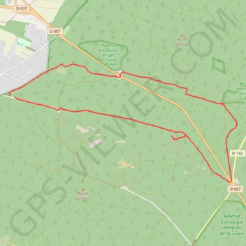 Trace GPS Marche Nordique Barbizon, itinéraire, parcours