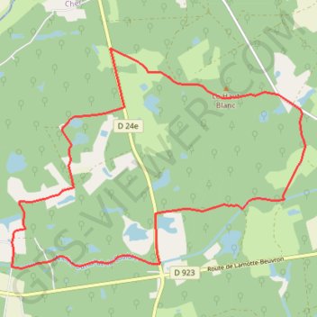 Trace GPS Les Buissons, itinéraire, parcours