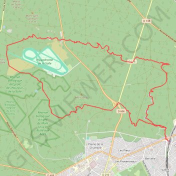 Trace GPS Fontainebleau - La Solle, itinéraire, parcours