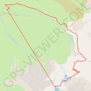 Trace GPS Lac de Maucapera, itinéraire, parcours