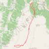 Trace GPS Combe de l'A (Suisse), itinéraire, parcours