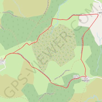 Trace GPS Chemin de découverte de la tourbière de Négarioux-Malsagne - Peyrelevade, itinéraire, parcours