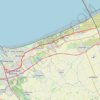 Trace GPS Bray-Dunes / Dunkerque, itinéraire, parcours