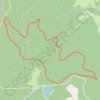 Trace GPS Piste Forestière entre le Rocher de Rochefort et le Plan du Grand Jonc, itinéraire, parcours