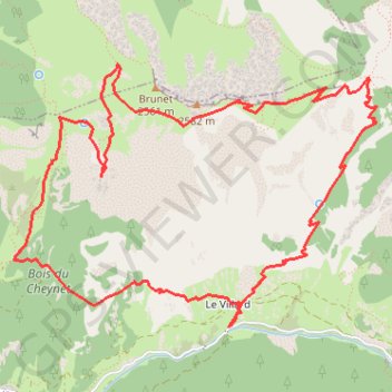 Trace GPS Cols de Fromage et de Bramousse par l'observatoire optique, itinéraire, parcours
