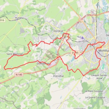 Trace GPS Saint-Martinnienne, itinéraire, parcours