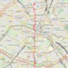 Trace GPS Le méridien de Paris, itinéraire, parcours