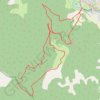 Trace GPS Croix de justin-Col du Lion - Col du Beaufayn, itinéraire, parcours