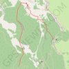 Trace GPS Grand Salève - Sentier des Etournelles (sortie Corraterie) - T4, itinéraire, parcours