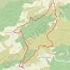 Trace GPS Balade au-dessus de Limousis, itinéraire, parcours
