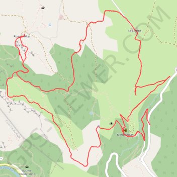Trace GPS Pornic Nordic Walking - Aveyron, itinéraire, parcours