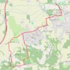 Trace GPS Montée de Pacalon, itinéraire, parcours