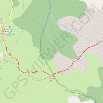 Trace GPS Le Petit Cheval de Bois depuis le Col d'Allos, itinéraire, parcours