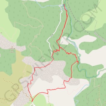 Trace GPS Boucle de la Barlatte, itinéraire, parcours