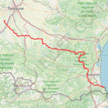 Trace GPS Sortie_Port-Vendres_lherm-2, itinéraire, parcours