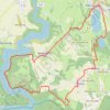 Trace GPS Entre Clairvaux-les-Lacs et Vouglans, itinéraire, parcours