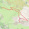 Trace GPS Col de Pierrefitte et col de Marraut en circuit depuis la piste d'Astes, itinéraire, parcours
