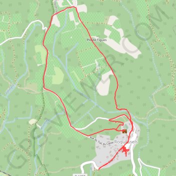 Trace GPS Roquessels (34), itinéraire, parcours