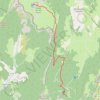 Trace GPS GTV - Tour du Vercors à pied - Col de Vassieux - Font d'Urle, itinéraire, parcours