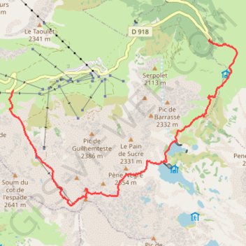 Trace GPS Pic des Quatre Termes en boucle par Gréziolles, itinéraire, parcours
