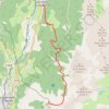Trace GPS Saint Martin de Queyrières - Tête du Puy, itinéraire, parcours
