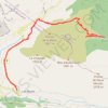 Trace GPS Vers la Tête d'Auferrand, itinéraire, parcours