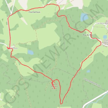 Trace GPS Autour de saint pardoux, itinéraire, parcours