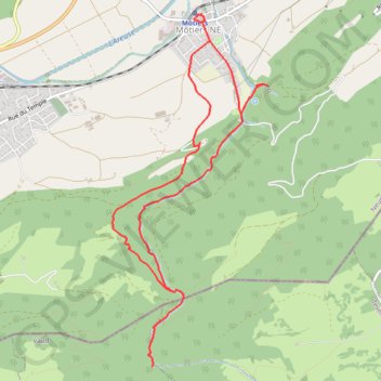 Trace GPS Les Gorges de Poëta-Raisse, itinéraire, parcours