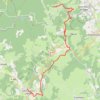 Trace GPS D'arcon à Saint-Just-en-Chevalet, itinéraire, parcours