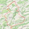 Trace GPS Mont Crosin - Montfaucon, itinéraire, parcours