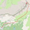 Trace GPS Couloir de la Mitraille depuis Plaine-Joux, itinéraire, parcours