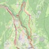 Trace GPS Bellegarde sur Valserine, voie du tram, itinéraire, parcours