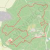 Trace GPS Larchant Bois d'Hyver - La Roche au diable, itinéraire, parcours