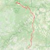Trace GPS Itinéraire de Mathieu Lustrerie, Route de Croagne, Gargas à Station du Mont Serein, Beaumont-du-Ventoux, itinéraire, parcours