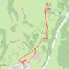 Trace GPS Myrtle Falls Viewpoint via Skyline Trail, itinéraire, parcours