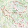 Trace GPS Tour du Pays de la Brenne (Vienne, Indre, Indre-et-Loire), itinéraire, parcours