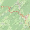 Trace GPS Haut-Jura - Prémanon - Château des Près, itinéraire, parcours
