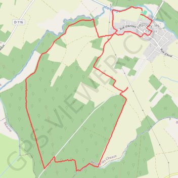 Trace GPS Bessey-les-Cîteaux et Notre-Dame de Lée, itinéraire, parcours