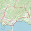 Trace GPS Col de Babaou - La Garde, itinéraire, parcours