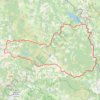 Trace GPS Naussac - Rieufort (le cheval mort), itinéraire, parcours