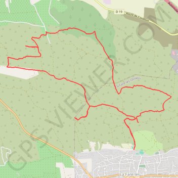 Trace GPS Les Collines de Lançon, itinéraire, parcours