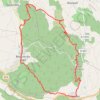 Trace GPS Mont Bouquet, itinéraire, parcours