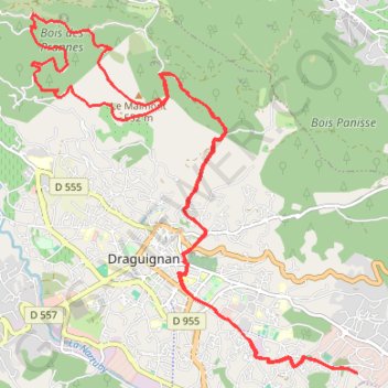 Trace GPS Le Malmont - Bois des Prannes, itinéraire, parcours