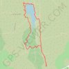 Trace GPS Lac des Escarcets - Vallon des Mines, itinéraire, parcours